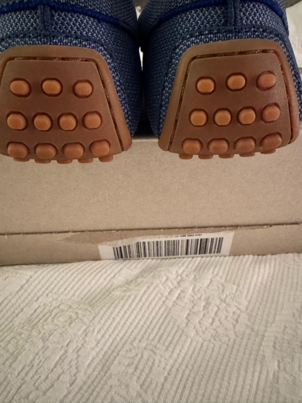 Rothy's Blue Braided-Trim Women's Slip-On Loafers - Picture 4 of 6